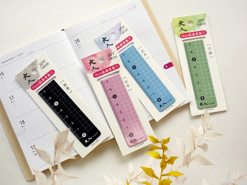 Adult-15cm Magnet Bookmark Ruler - Bookmarks - Other Materials 