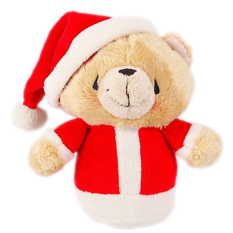 Tumbler/Christmas Fleece Bear [Hallmark-ForeverFriends Christmas Series] - Stuffed Dolls & Figurines - Other Materials Red