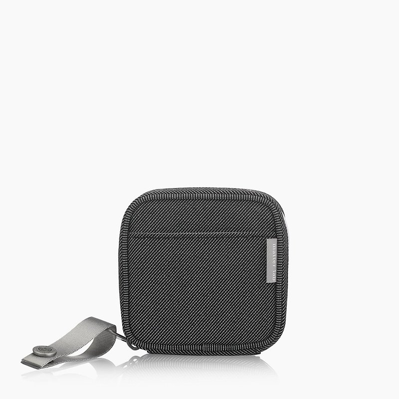 Blanc Macbook Power Cable Small Object Storage Bag - Ink Black - กระเป๋าแล็ปท็อป - วัสดุกันนำ้ สีดำ