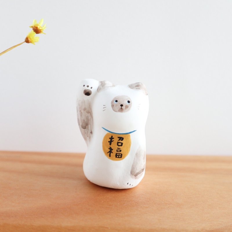 Beckoning Cat (siamese cat) - Items for Display - Paper Khaki