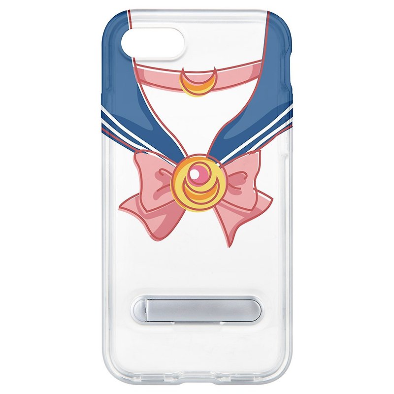 Sailor suit hidden magnet holder iPhone13 11 X XR XS 8 plus 7 mobile phone protective shell - เคส/ซองมือถือ - พลาสติก ขาว