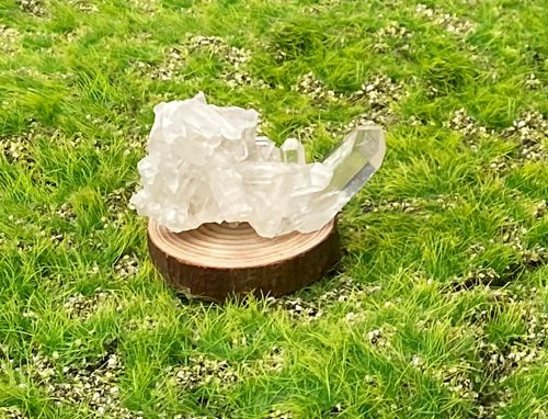 fitter 天然冰透體小白水晶簇 白水晶 家居 辦公室 療癒 消磁 能量 擺件