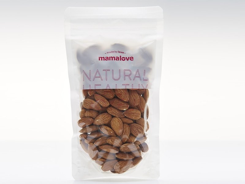 Low-temperature roasted plain almonds - ถั่ว - อาหารสด สีกากี