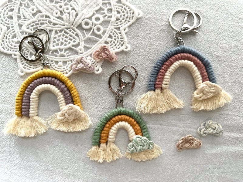 rainbow tassel pendant - เชือก/สายคล้อง - ผ้าฝ้าย/ผ้าลินิน 