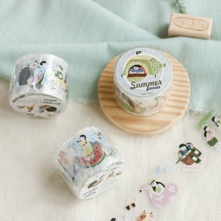 PET 5cm×5m 框 海外マスキングテープ 8740】海外 マステ 5m巻売り PET