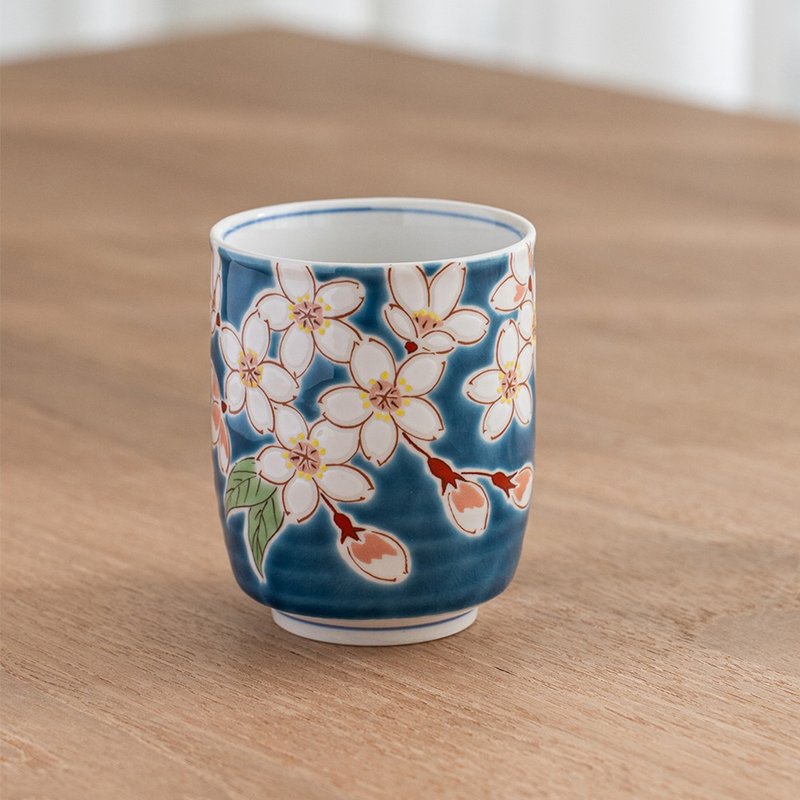 四季系列 櫻花湯吞杯 /九谷青郊窯 - 茶壺/茶杯/茶具 - 陶 粉紅色