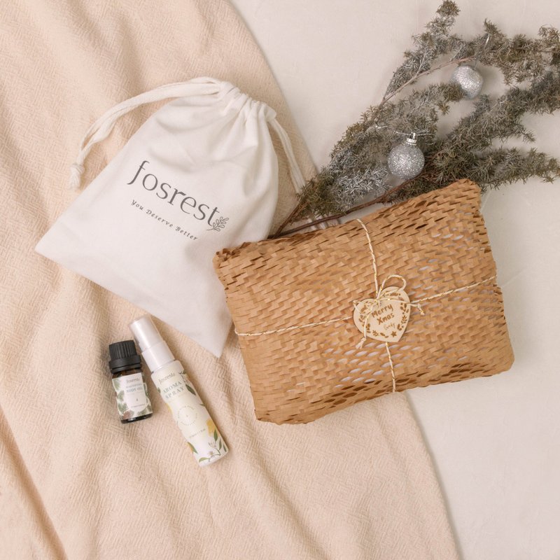 [Customized gift] fosrest Christmas fragrance limited set | Deodorant essential oil spray + body oil - Fragrances - Essential Oils Multicolor