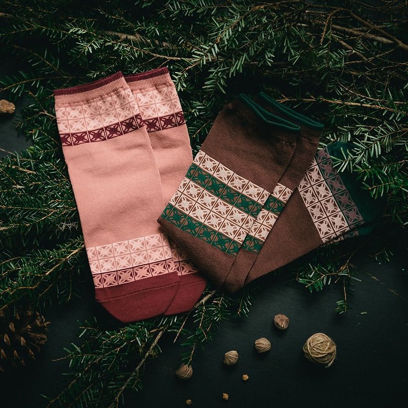 Exchange gifts / socks two groups - ถุงเท้า - ผ้าฝ้าย/ผ้าลินิน 