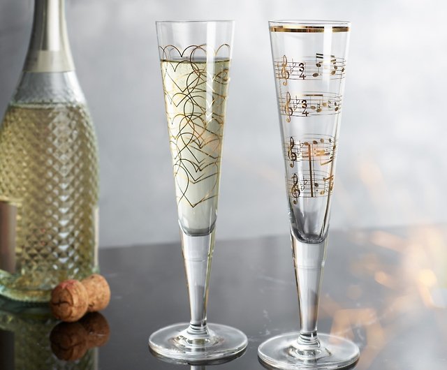 New product] German RITZENHOFF 30th Anniversary Limited Edition Champagne  Commemorative Pair of Glasses (1 set of 2) - Shop RITZENHOFF Bar Glasses &  Drinkware - Pinkoi
