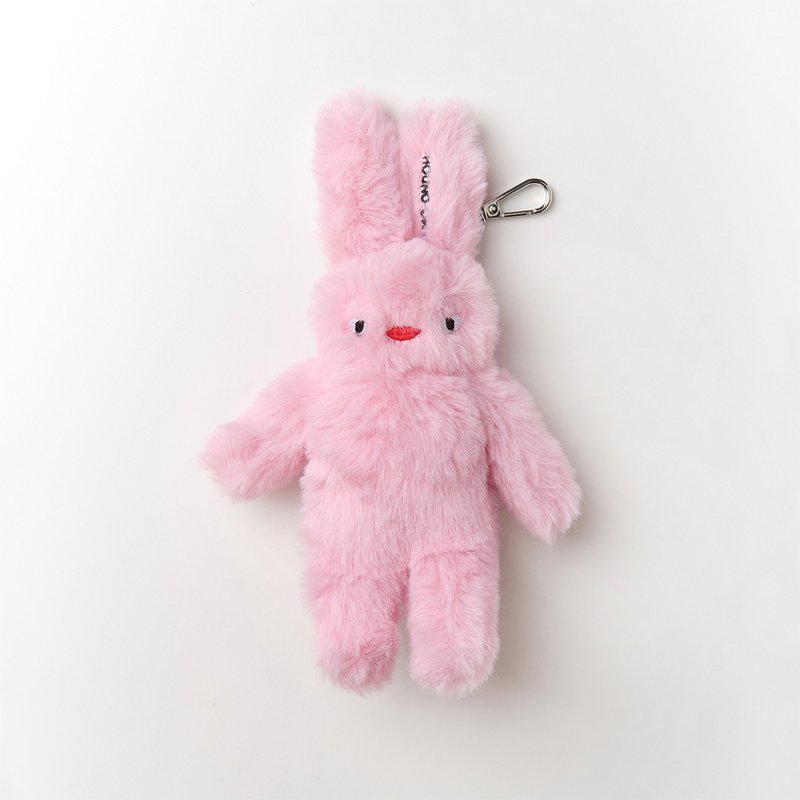 【HOT item】ACC Loveyom keychain - eco fur - Pink - ที่ห้อยกุญแจ - วัสดุอื่นๆ สึชมพู