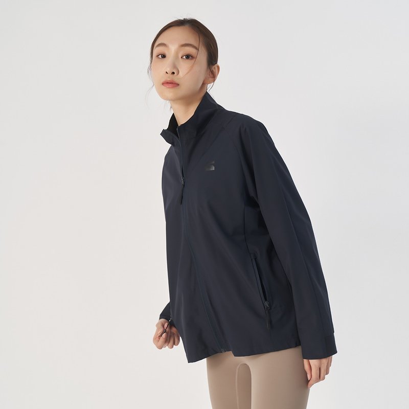 【GLADE.】Venture輕量防風透氣 女機能外套 (海軍藍) - 女運動上衣/背心 - 聚酯纖維 藍色