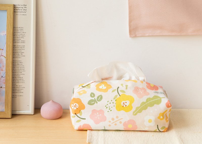【春日合奏-衛生紙套】桌上型 / 版型硬挺 - 紙巾盒 - 聚酯纖維 多色