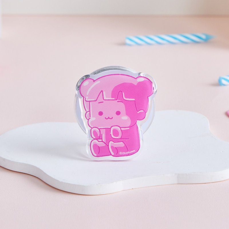 啾啾妹QQ軟糖MagSafe氣囊支架 - 手機/平板支架 - 壓克力 多色