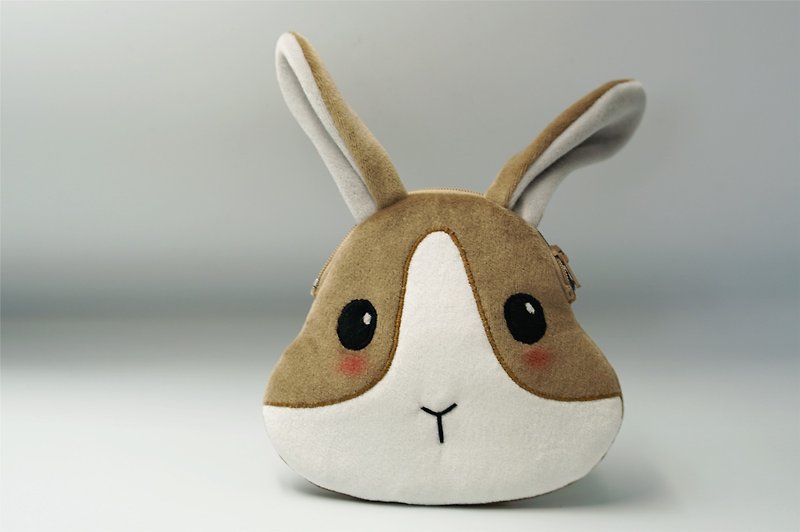 Bucute兔兔新年布紅包袋/招財/限量/100%手工 - 利是封/揮春 - 其他人造纖維 白色