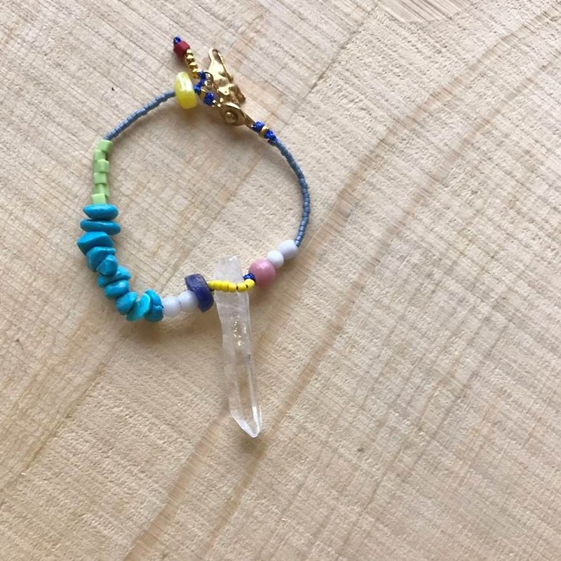 [Cat and Mice • Beads beat Beads] bracelet collection - Natural stone series 003 - สร้อยข้อมือ - เครื่องเพชรพลอย หลากหลายสี