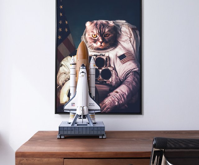 Wall Art Print, Space cat