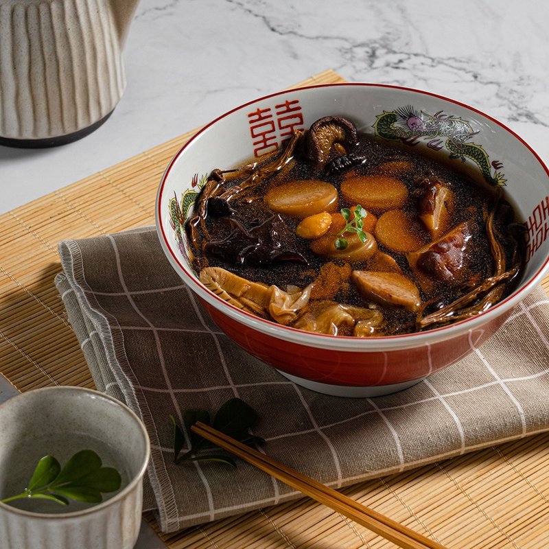 【食蔬茶齋】蔬食手路菜-食蔬佛跳牆(奶素)800g約1-2人份 - 料理包/調理包 - 新鮮食材 