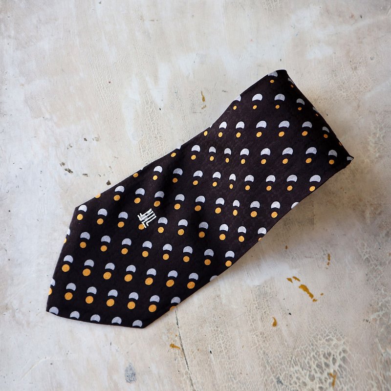 Pumpkin Vintage. Vintage French Lanvin Senior Tie - Ties & Tie Clips - Silk 