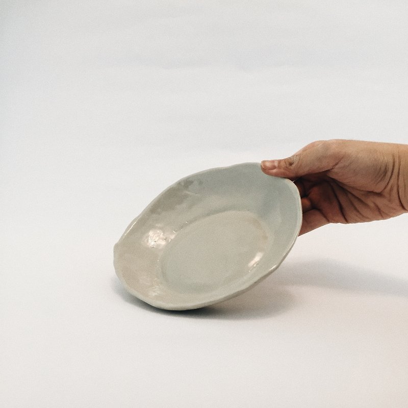 あなたの手で - 小皿 - 陶器 グレー