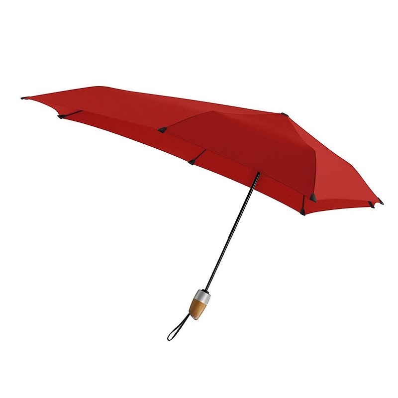 Netherlands Senz Shengshi Elite Automatic Folding Windproof Umbrella - Hot Red - Umbrellas & Rain Gear - Waterproof Material Red