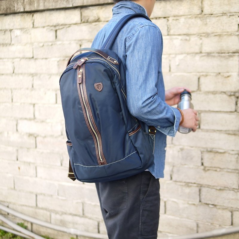 City adventure lightweight nylon hand / backpack Made in Japan by FOLNA - Backpacks - Waterproof Material 