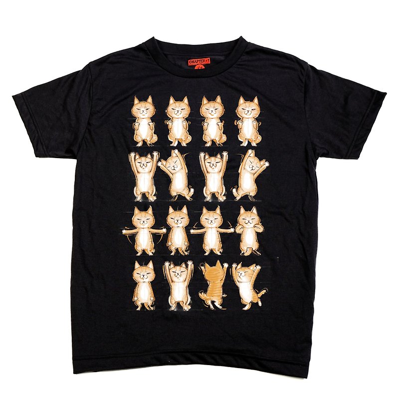 Cat aerobic Chapter One T-shirt - T 恤 - 其他材質 白色