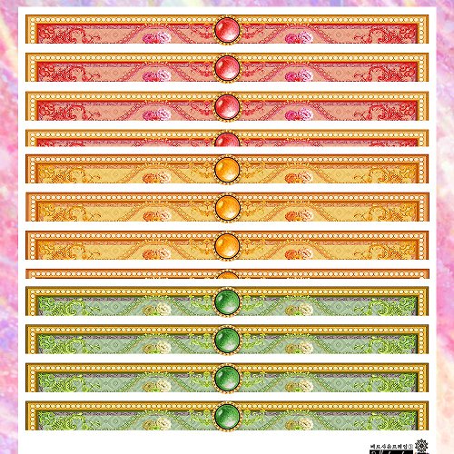 D.B.L *Versailles Frame Deco Stickers (6colors)