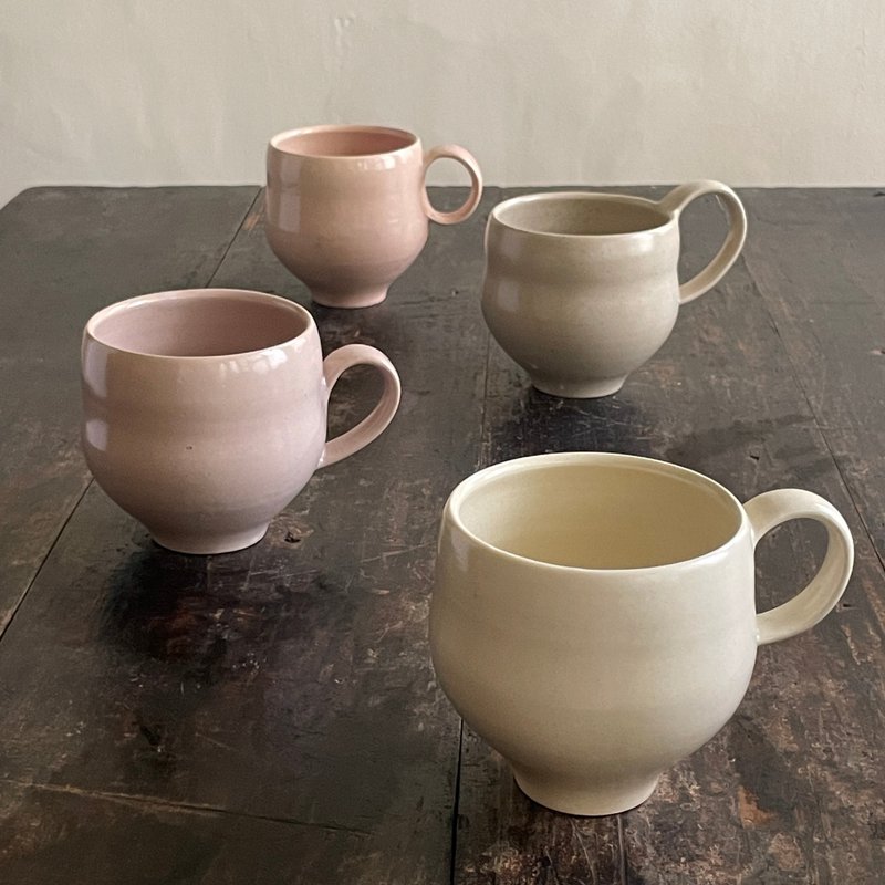 Pangpang cup_gentle color - Cups - Pottery White