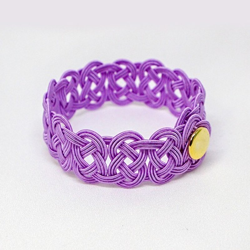 My Amulet Mizuhiki Bracelet Lavender Purple - Bracelets - Paper Purple