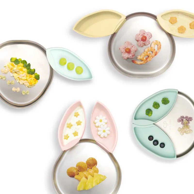 3 LITTLE BUDDY Growth Plate - จานเด็ก - โลหะ 
