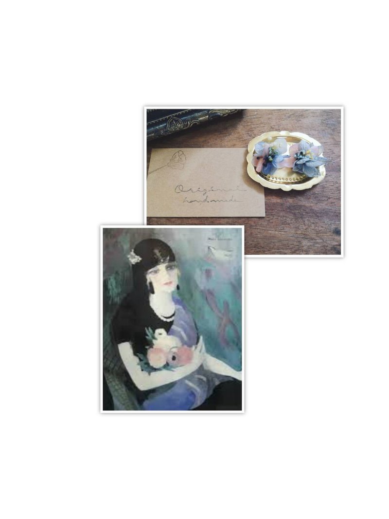 Marie Laurencin・asoblanco - 耳環/耳夾/耳骨夾 - 植物．花 多色