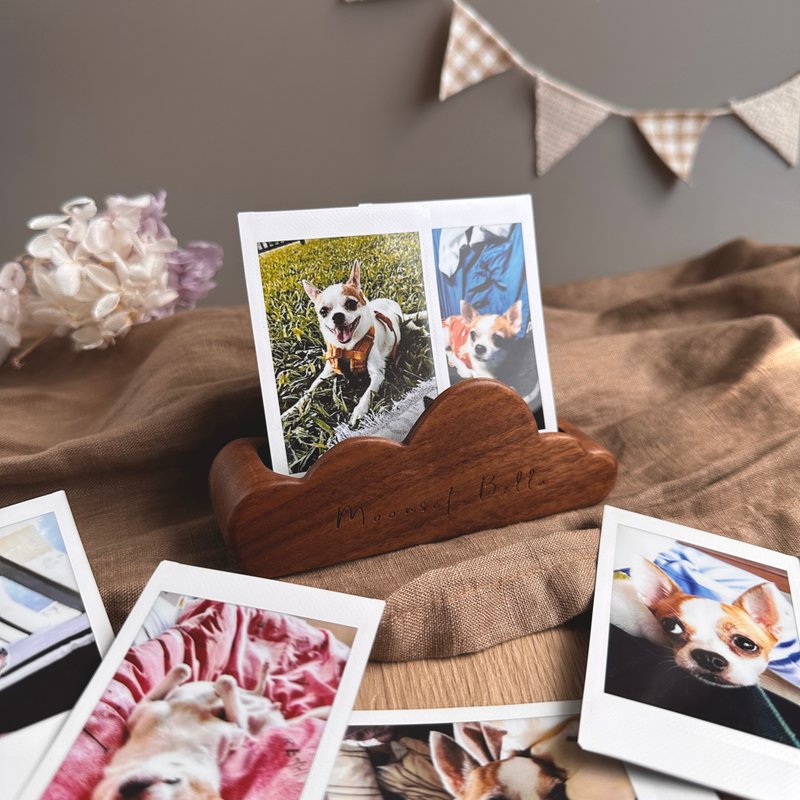 [Customized name] Photo storage rack pet commemorative gift - Other - Wood 