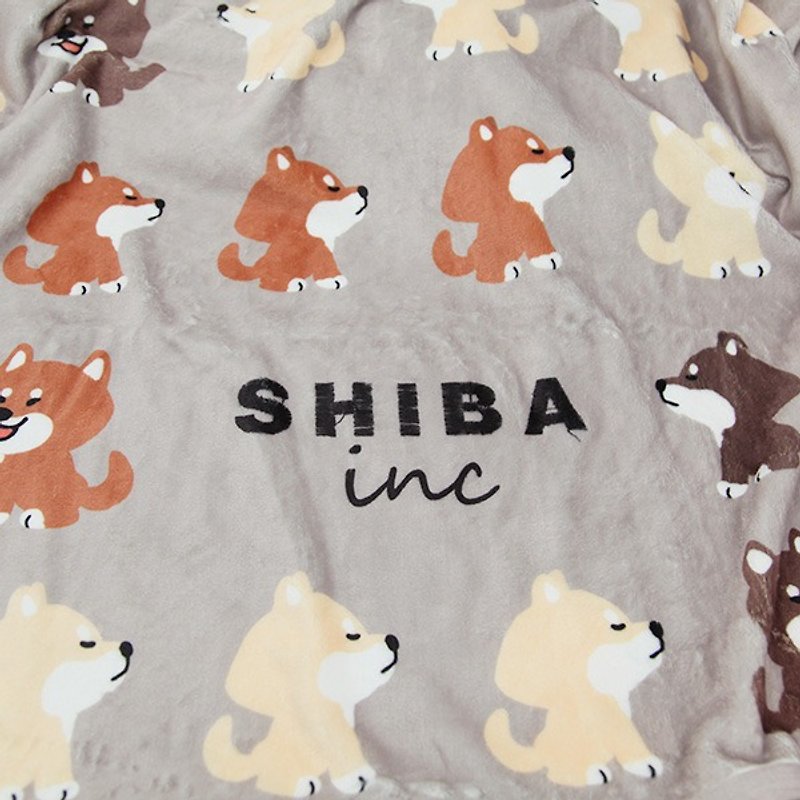 SHIBAINC|柴犬工房空調毯 柴犬 毛毯 柴犬毛毯 小狗毛毯 午睡毯 - 其他 - 其他材質 灰色