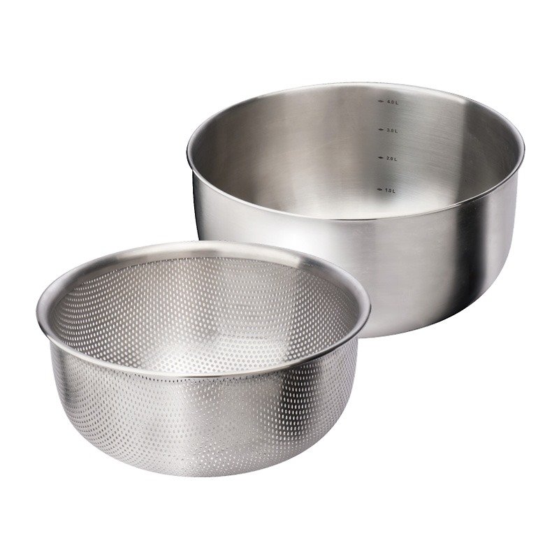 American VitaCraft [NuCook] Washing and conditioning group 2 pieces 21cm - Pots & Pans - Stainless Steel Silver