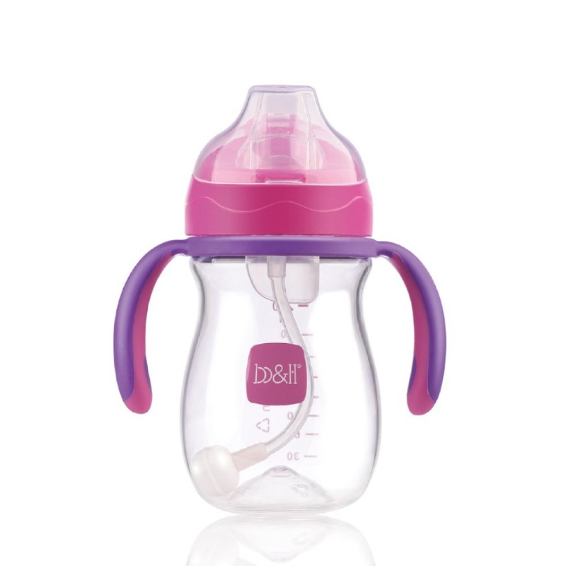 b&h TRITAN spout Training Cup 240ml (Purple) - จานเด็ก - วัสดุอื่นๆ สีม่วง