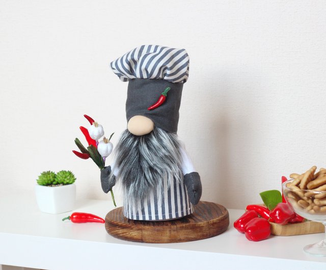 Gnome Cook / Chef Gnome / Kitchen decor - Shop DollsandGnomes Coffee Pots &  Accessories - Pinkoi