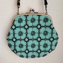 ライフパズル　かご編み付きバケツトートバッグ　ミナペルホネン　ハンドメイド かご編み付きバケツトートバッグ ライフパズル ミナペルホネン