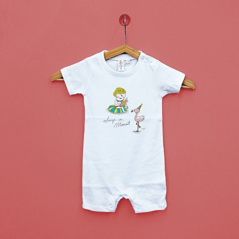 Seize the moment Family fitted baby Japan United Athle cotton short-sleeved package fart clothes feeling soft - อื่นๆ - หนังแท้ 
