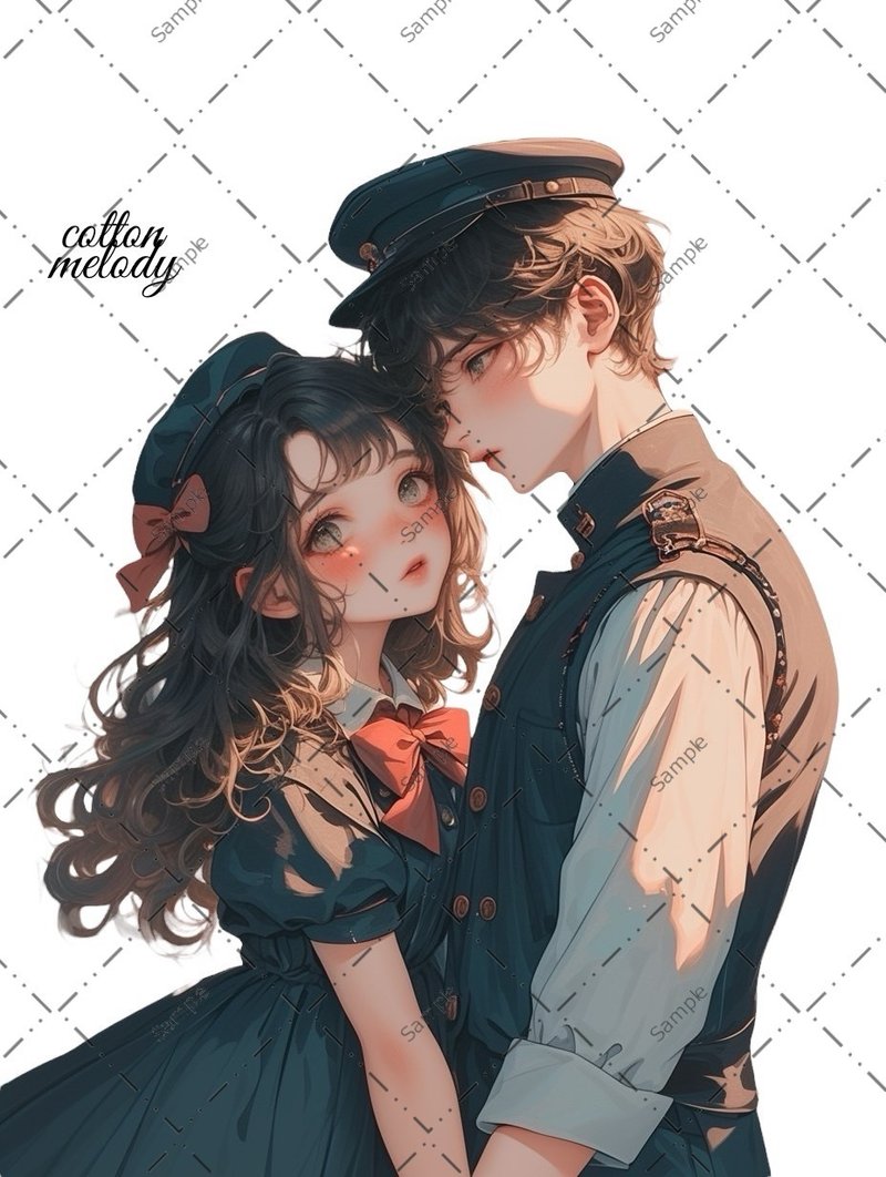 original sticker no.1512 人物ステッカー オリジナルステッカー 人物ステッカー 女の子ステッカー オリジナル人物ステッカー - 貼紙 - 紙 