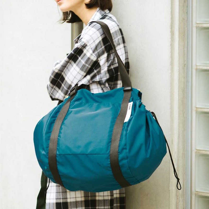 【L'AMI PLUS】All-purpose super beautiful shopping backpack-dark color super strong mother bag - Backpacks - Polyester 