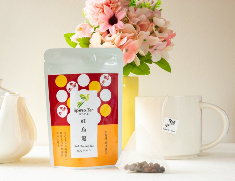 Red Oolong Original Leaf Triangle Stereo Tea Bag - Lightweight Bag 7 Packs - ชา - อาหารสด 