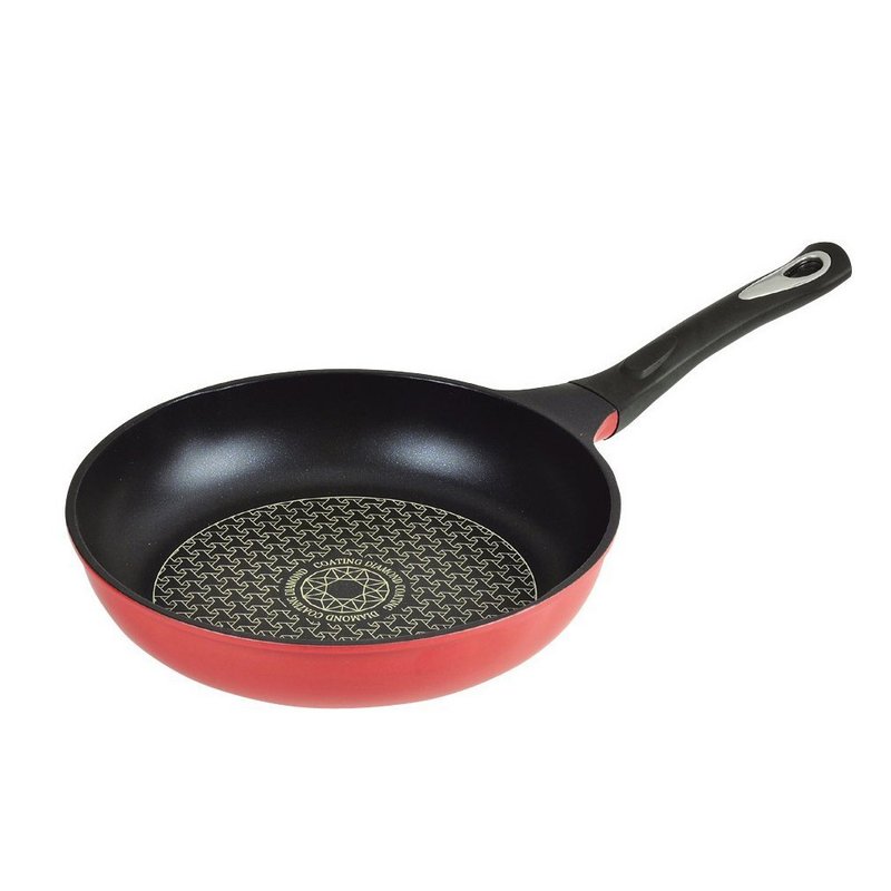 Japanese Pearl Metal Blue Diamond Coated Lightweight Non-Stick Pan-26cm - Pots & Pans - Other Materials Multicolor