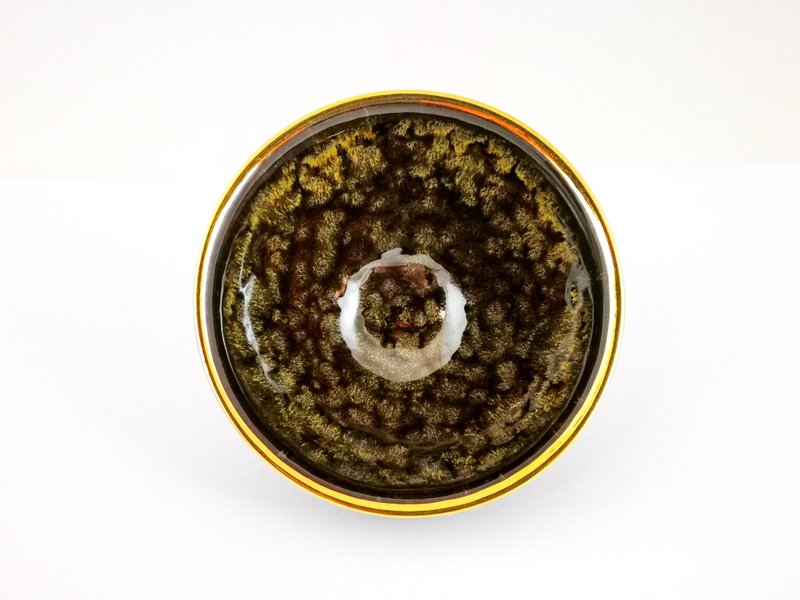 【大立窯】鎏金金秋 天目杯 ( 9 x 5公分款-1入/盒 ) - 茶壺/茶杯/茶具 - 瓷 