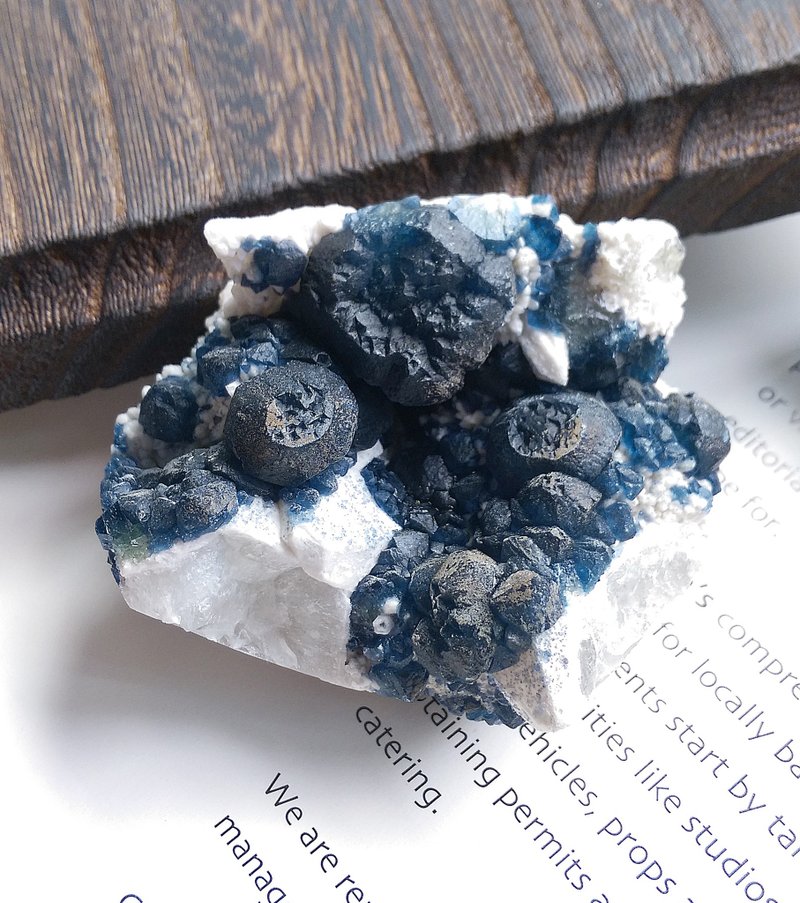 Fluorite 內蒙古產地 藍莓螢石 天然礦石 原礦 - 擺飾/家飾品 - 其他材質 
