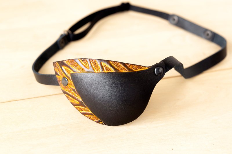 Leather Eye Patch | Eye Patch | Cat Eye Patch - 眼罩 - 真皮 