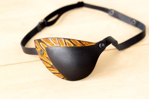 Migharda Leather Eye Patch | Eye Patch | Cat Eye Patch