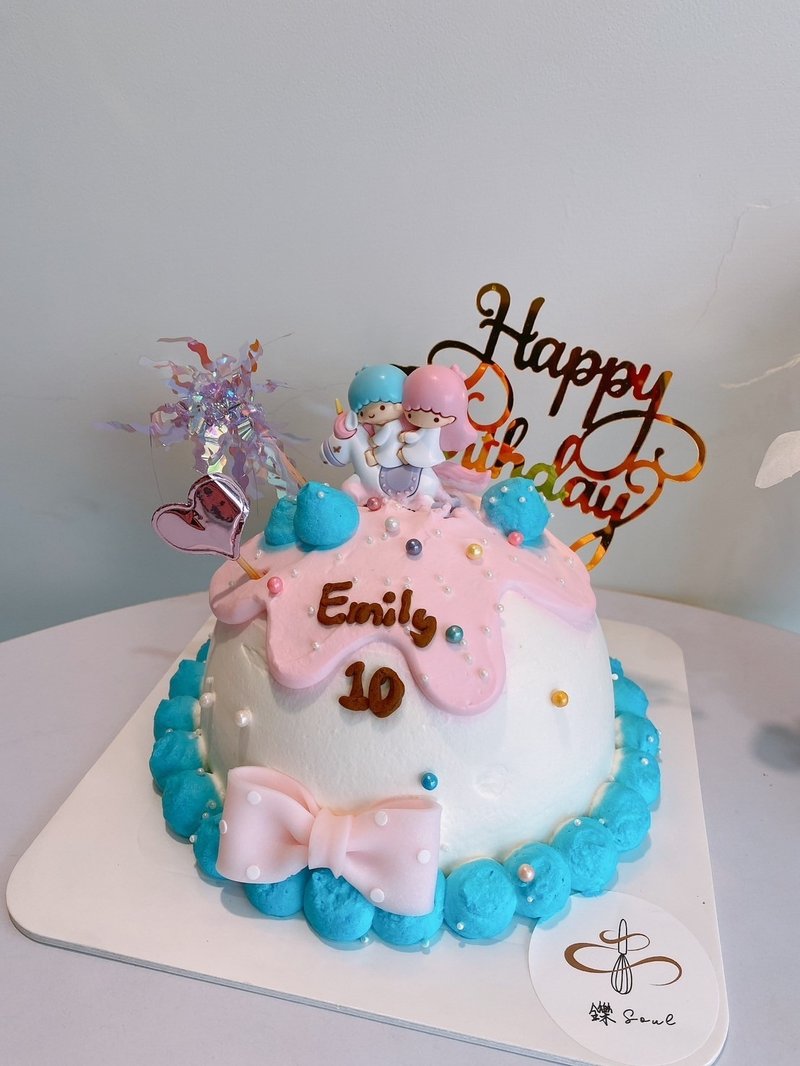 Gemini themed cake, princess cake, cute cake, doll cake, customized dessert - Cake & Desserts - Fresh Ingredients 