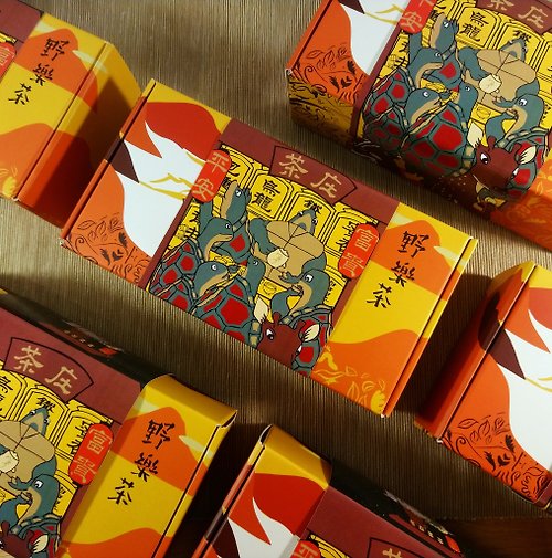 也樂商號 茶葉禮盒-【野樂茶】太極茶包—龍年綜合茶包紀念禮盒(8入)