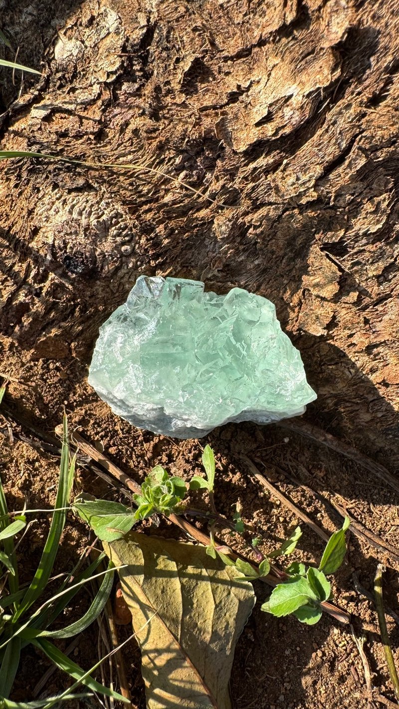 香花嶺綠螢石、螢石、綠螢石 - 擺飾/家飾品 - 水晶 綠色
