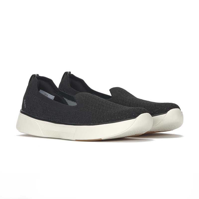 Keds BLISSWALK LOAFER ENG KNIT 針織懶人健走鞋 瑪瑙黑 WF69007 - 女休閒鞋/帆布鞋 - 其他材質 